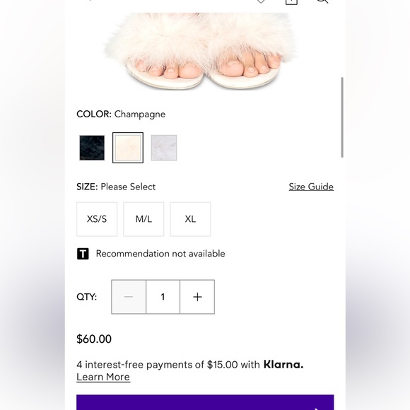 Rya collection feather trimmed slipper ivory - Picture 5 of 5